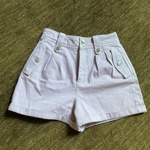 Sezane Lilac Shorts